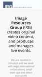 Mobile Screenshot of irgstudios.com