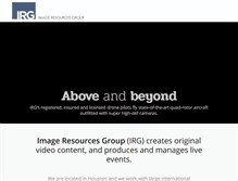 Tablet Screenshot of irgstudios.com